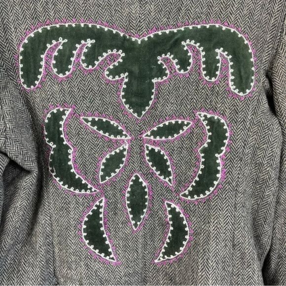 Etro Tweed Wool Velvet Paisley Blazer - Picture 5 of 9